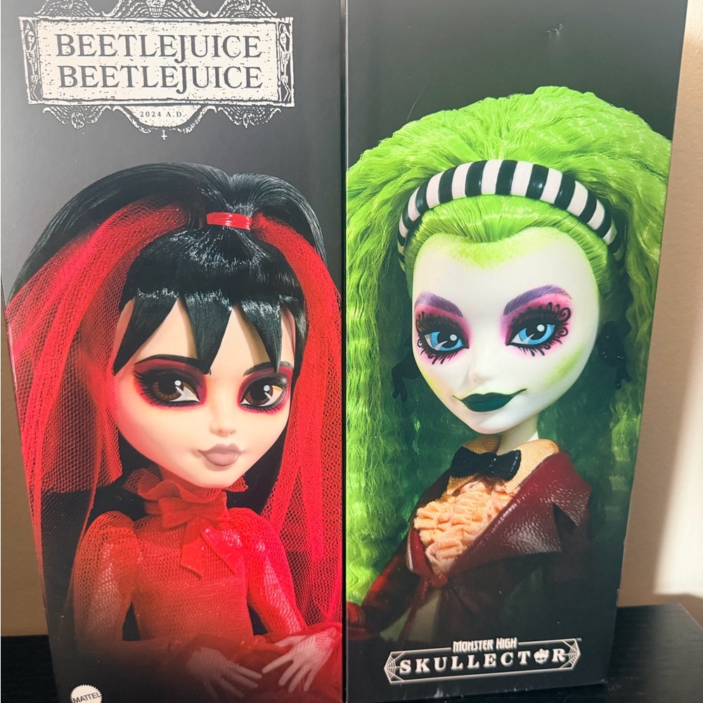 Monster High Skullector Beetlejuice Doll Set box EMPTY